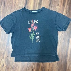 Living my best life high/ low tee